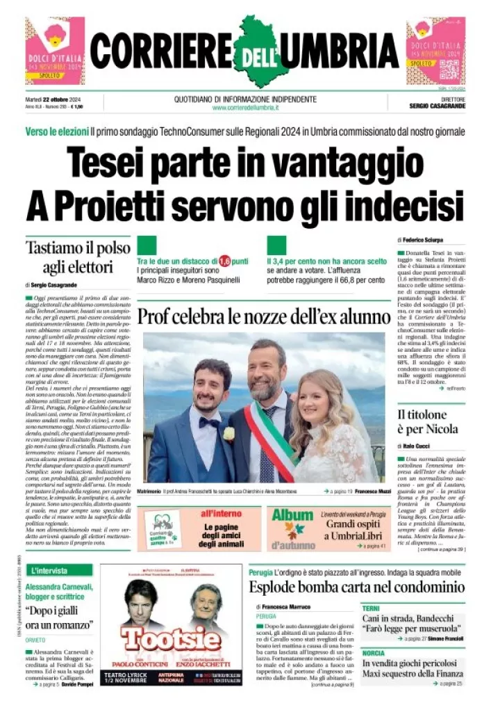 Prima-pagina-corriere umbria-del-2024-10-22